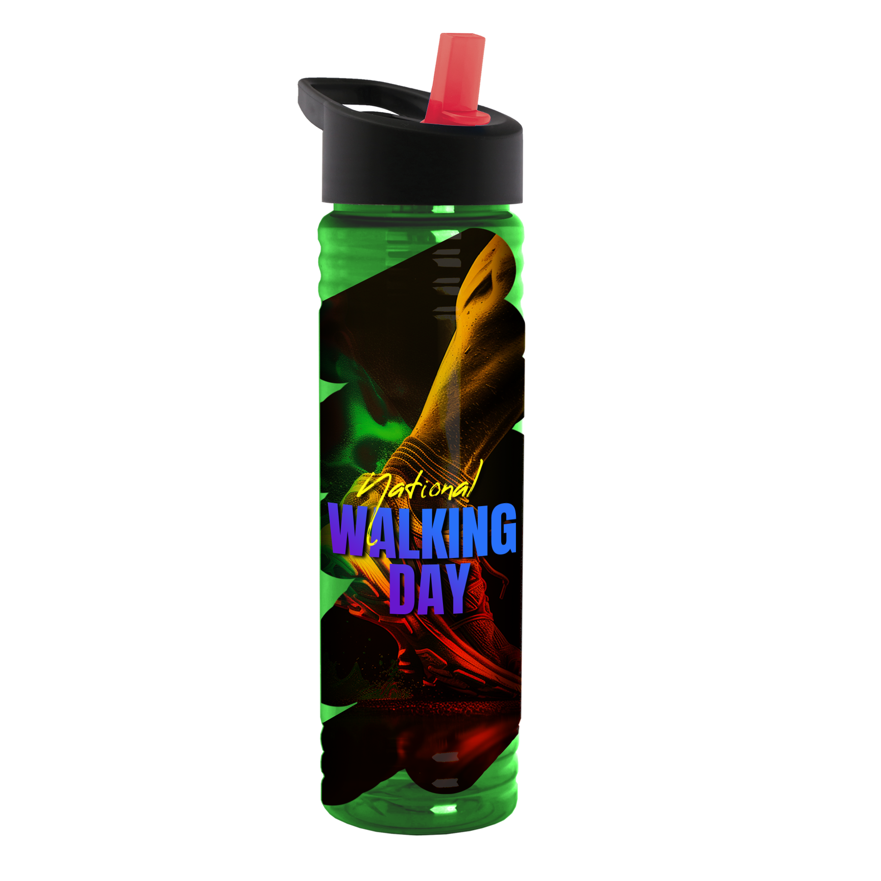 Garyline® Slim Fit Bottle with Flip-Straw Lid - 24 oz. 799